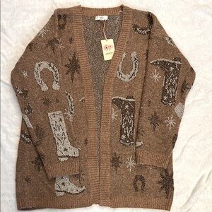 Trendy cowgirl cardigan